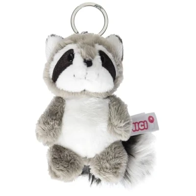Abbildung von NICI 47869 Schlüsselanhänger Waschbär Rod 10cm, Tierdruck, GRAU, One Size
