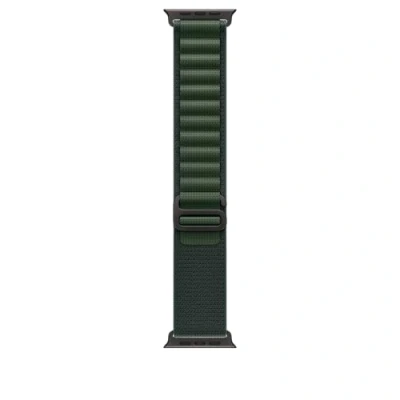 Abbildung von Apple Watch Band Alpine Loop 49 mm Dunkelgrün Medium