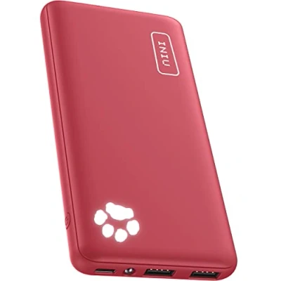 Abbildung von INIU Power Bank, 10000mAh Powerbank Klein Aber Stark Slim, USB C Input &amp; Output, Handyakkus Triple 3A with Flashlight, Kompatibel mit iPhone 16 15 14 13 12 X Pro Max Samsung S22 S21 Huawei Xiaomi