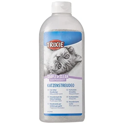 Abbildung von Trixie 42406 Simple&#039;n&#039;Clean Katzenstreudeo, Babypuderduft, 750 g