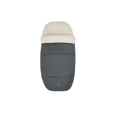 Abbildung von Maxi Cosi kuschelig weicher 2 in 1 Fußsack, geeignet für alle Kinderwagen, auch als Sitzpolster verwendbar, Twillic Graphite