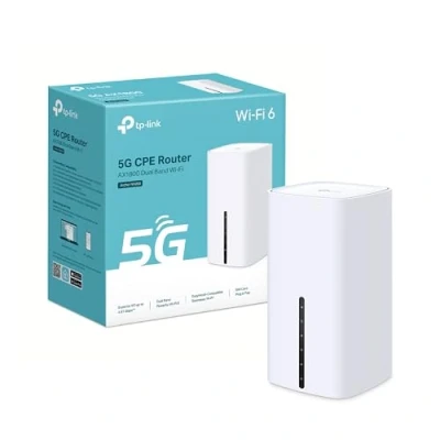 Abbildung von TP Link Archer NX200 LTE WLAN Router, 5G Router SIM Karte, AX1800 Dualband 6, 3 x Gigabit Ports, MU MIMO, Web und APP Verwaltung, Plug and Play