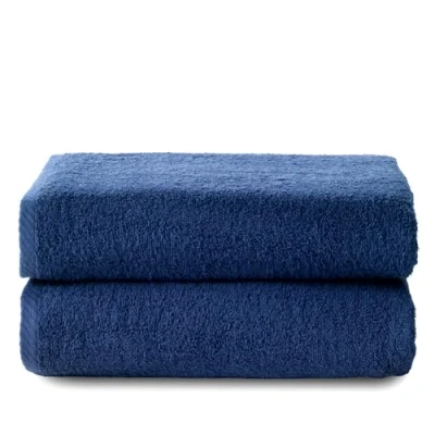 Abbildung von Top Towel Plus Große Badetücher 2 Duschtücher 70x140 cm 100 % Baumwolle Marine