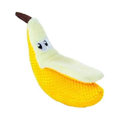 Abbildung von Petstages Dental Banana Katzenspielzeug mit Katzenminze zum Kauen &amp; für die Zahnpflege Banane