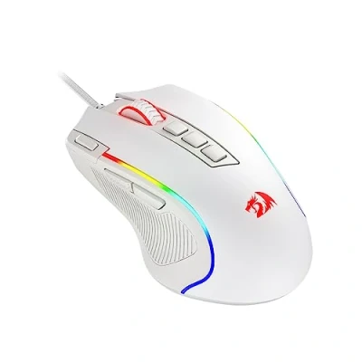 Abbildung von Redragon M612 RGB Gaming Maus, 8000 DPI kabelgebundene optische Gamer Maus mit 11 programmierbaren Tasten und 5 Modi RGB, Software unterstützt DIY Tastenkombinationen, Schnellfeuertaste