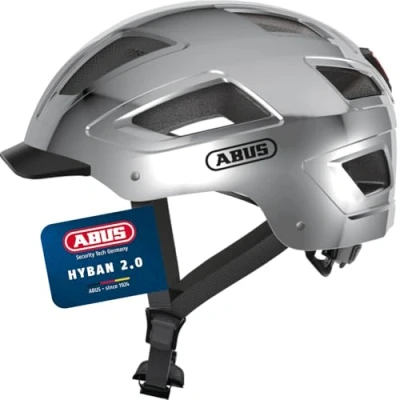 Abbildung von ABUS Unisex, Fahrradhelm, Silber (Chrome Silver), L (56 61 cm​)