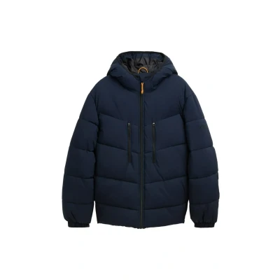 Abbildung von TOM Tailor Denim Puffer MIT Kapuze Winterjacke, Herren, Größe: XL, Sky captain blue