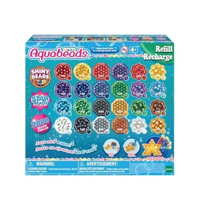 Abbildung von Aquabeads 31995 Perlmuttperlen Nachfüllpack