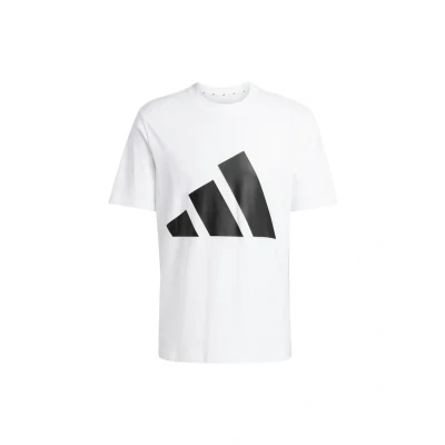 Abbildung von adidas Herren Essentials Big Logo Single Jersey Tee, White/Black, L