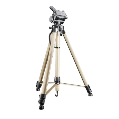 Abbildung von Walimex WT 3530 Basic Stativ (Aluminium, 56 146 cm, 1070 g, inkl. 3D Neiger, Schnellwechselplatte und praktischer Transporttasche) bronze