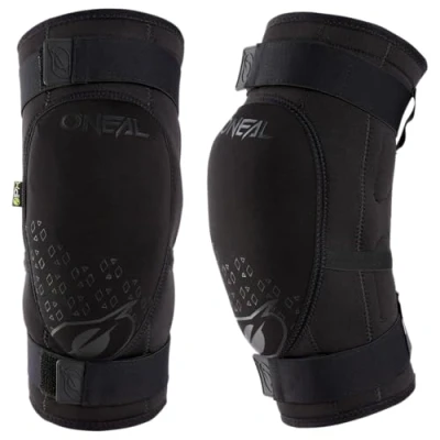 Abbildung von O&#039;NEAL Knieprotektor BMX Mountainbike Downhill IPX® Aufprallschutz aus Polyurethan, Leichte Konstruktion, Abriebfestes Material Dirt Knee Guard V.23 Erwachsene Schwarz Größe XL