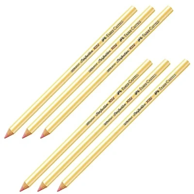 Abbildung von FABER CASTELL 205048 Radierstift Perfection, für Blei und Farbstifte, 6 Stück