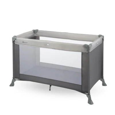 Abbildung von Bebeconfort Soft Dreams, Reisebett Baby, 03 Jahre (015 kg), leichtes Reisebettchen, Matratze aus Holzfasern &amp; Schaumstoff (60 x 120 cm), Tragetasche, kompakt zusammenklappbar, Grey Mist