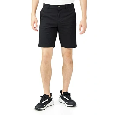 Abbildung von Amazon Essentials Herren Chinoshorts, 23 cm, Schlanker Schnitt, Schwarz, 33W
