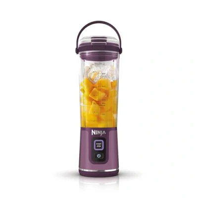 Abbildung von Ninja Blast Tragbarer Mixer / Blender Smoothie Maker, 530ml Becher, Auslaufsicherer Deckel, Leistungsstarker Mini Standmixer, Kabellos &amp; Wiederaufladbar, Zerkleinert Eis Obst, Lila, BC151EUPR