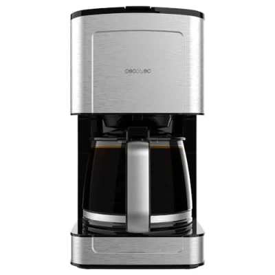Abbildung von Cecotec Kaffeemaschine Coffee 56 Heat, 800W, Programmieren Sie Ihren Kaffee, Edelstahl, LCD Bildschirm, Tropfenschutz, Fassungsvermögen 1,3L, 12 Tassen, Automatische Abschaltung, Tank mit Fenster
