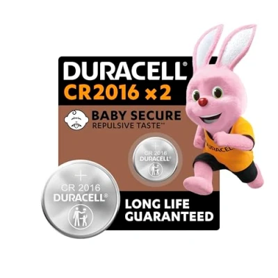 Abbildung von Duracell CR2016 Knopfzellen (2 Stück), CR 2016 Lithium Knopfzelle 3 V