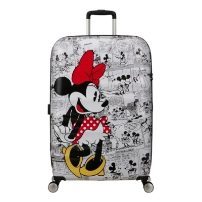 Abbildung von American Tourister Wavebreaker Disney Spinner Trolley, Größe: One Size, Minnie comics white
