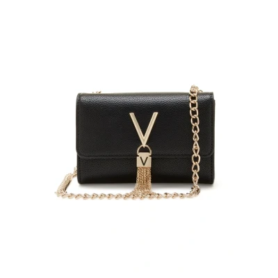 Abbildung von Valentino Bags Divina Umhängetasche, Damen, Größe: One Size, Nero/gold