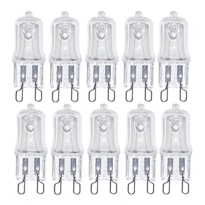 Abbildung von ShuoHui 10 Stück HaloPin Halogen Sockel G9 Dimmbar 18 Watt Ersatz für 18W 35 Abstrahlwinkel Warmweiß 2700