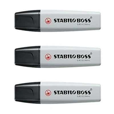 Abbildung von Textmarker STABILO BOSS ORIGINAL Pastel Einzelstift seidengrau
