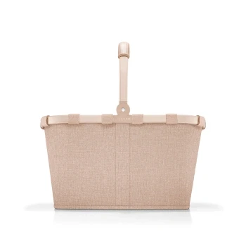 Abbildung von reisenthel carrybag twist coffee Stabiler Einkaufskorb mit viel Stauraum und praktischer Innentasche Elegantes wasserabweisendes Design