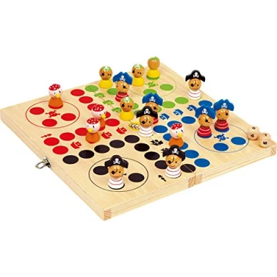 Abbildung von small foot Ludo Pirateninsel, aus FSC® 100% zertifiziertem Holz, zusammenklappbar, ab 3 Jahren, 10951