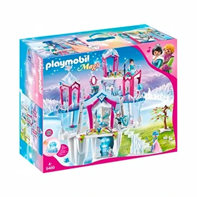 Abbildung von PLAYMOBIL Magic 9469 Funkelnder Kristallpalast mit Leuchtkristall, Inkl. Farbwechsel Kleidung, Ab 4 Jahren [Exklusiv bei Amazon]