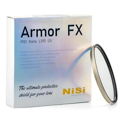 Abbildung von NiSi Armor FX UV Filter 72mm Explosionssicherer Schutzfilter, Objektivfilter mit beidseitiger Multi Layer Nano Beschichtung und Schutz des Objektiv
