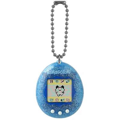 Abbildung von Bandai Original Tamagotchi Color Collection Blue Elektronisches virtuelles Haustier mit Farbdisplay Interaktives Spielzeug Blaues Kinder ab 8 Jahren 46009
