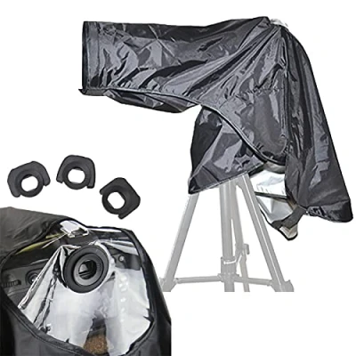 Abbildung von JJC Kamera Regenschutz, Nylon wasserdichte DSLR Regenhülle Schutzhülle für Canon EOS 4000D 2000D 1200D 850D 250D 90D 80D 7D 6D 5D Nikon D5600 D5300 D3300 D3500 D3200 D3100 D850 D780 D750