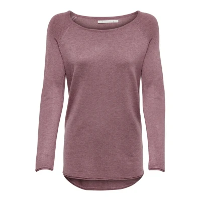Abbildung von ONLY Onlmila LACY L S LONG Strickpullover, Damen, Größe: XS, Mesa rose