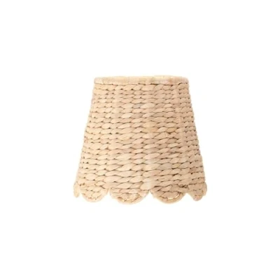 Abbildung von Zafferano, Poldina Cover Wasserhyazinthe, Handgewebt, Für Tischlampe, Abdeckung Kompatibel Mit Lampen, Handgefertigt, Ø14,5 x 12,5 cm