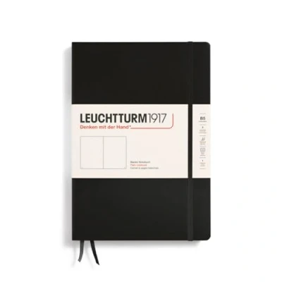 Abbildung von LEUCHTTURM1917 366183 Notizbuch Composition (B5), Hardcover, 219 nummerierte Seiten, Schwarz, Blanko
