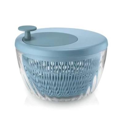 Abbildung von Guzzini Kitchen Active Design, SPIN&amp;STORE Salatschlüder mit Deckel Azur Matt, Ø26 x h19 cm 4000 cc 170900134