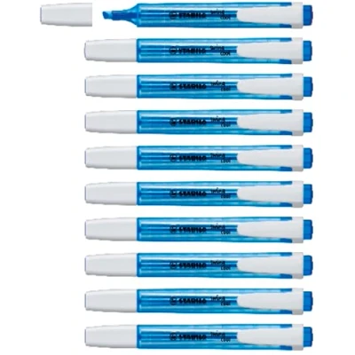 Abbildung von Textmarker STABILO swing cool 10er Pack blau