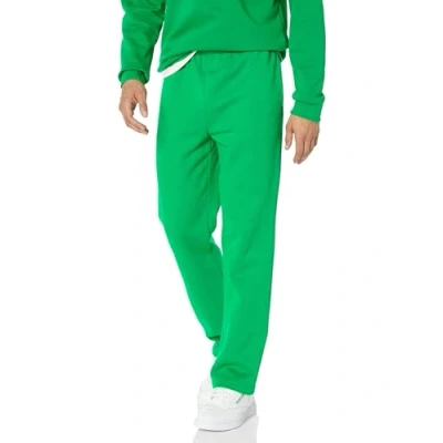 Abbildung von Amazon Essentials Herren Fleece Jogginghose mit offenem Saum (erhältlich in Übergrößen), Grün, XL