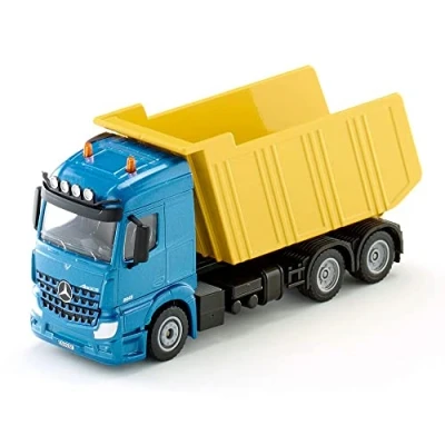 Abbildung von siku 3549, LKW mit Kippmulde, 1:50, Metall/Kunststoff, Blau/Gelb, Kippbare Mulde