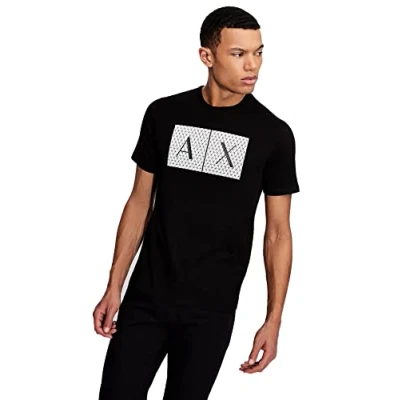 Abbildung von Armani Exchange Tshirt print, Herren, Größe: XL, Black