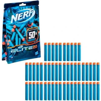Abbildung von Nerf Elite 2.0 50er Dart Nachfüllpackung enthält 20 Darts, kompatibel mit Allen Blastern, für Nicht endenden Spaß, Junge und Mädchen