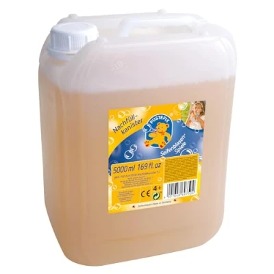 Abbildung von PUSTEFIX Nachfüllkanister 5 Liter, Seifenblasen Flüssigkeit Made in Germany, für Hochzeit Kindergeburtstag Sommerfest, Bunte Kinder &amp; Erwachsene