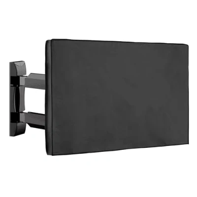 Abbildung von kwmobile 32&quot; TV Outdoor Abdeckung Fernseher Hülle Bildschirmschutz Schutzhülle wetterfest Schwarz