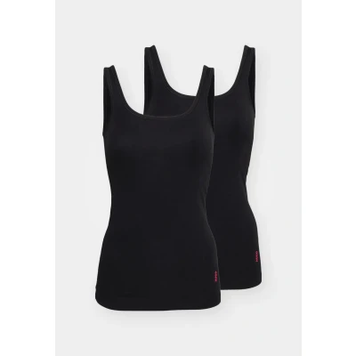Abbildung von HUGO TWIN VEST Unterhemd/shirt, Damen, Größe: XS, Black
