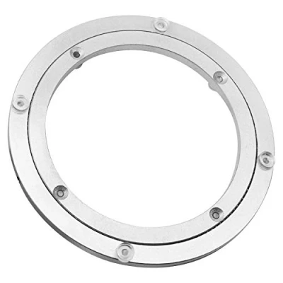 Abbildung von Besimple Robuster Drehteller aus Aluminiumlegierung, drehbares Kugellager, runder Esstisch, Glatte Drehplatte für Tischplatte, zum Servieren von Messen
