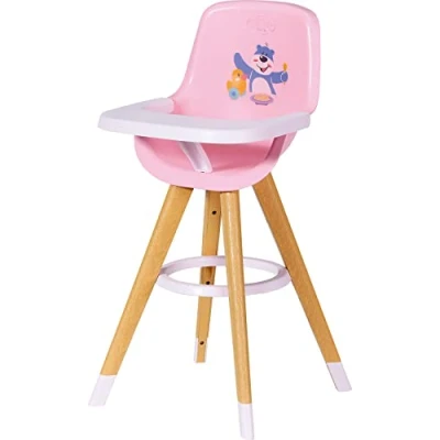Abbildung von BABY born Hochstuhl für Puppen in moderner Holzoptik, 829271 Zapf Creation