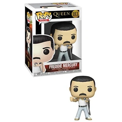 Abbildung von Funko Pop! Rocks: Queen Freddie Mercury Radio Gaga Vinyl Sammelfigur Geschenkidee Offizielle Handelswaren Spielzeug Für Kinder und Erwachsene Music Fans Modellfigur Sammler