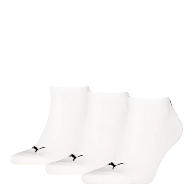 Abbildung von PUMA Unisex Plain Sneaker Sock, White New, 43/46 (3er Pack)