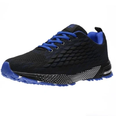 Abbildung von ASHION Turnschuhe Herren Sneaker Laufschuhe Sportschuhe Atmungsaktiv Leichte Straßenlaufschuhe,C Blau,40 EU
