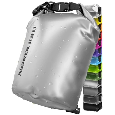 Abbildung von Nordlight Dry Bag 30L Wasserdichter Beutel (Metallic) Packsack Mit Roll Top Verschluss Und Schultergurt Schwimmen, Baden, Strand, Kanu, Stand Up Paddling, Tauchen