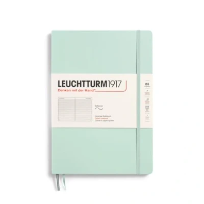 Abbildung von LEUCHTTURM1917 370313 Notizbuch Composition (B5), Softcover, 123 nummerierte Seiten, Mint Green, Liniert
